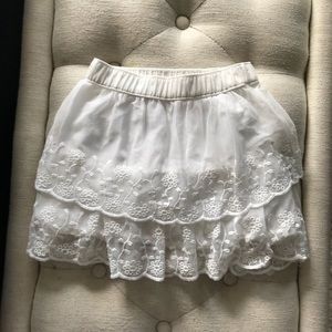 Carters white lace skirt - size 6